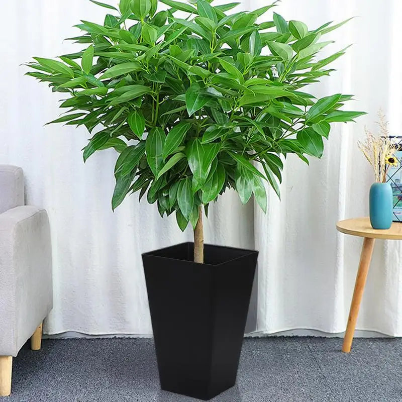 Large Square Flower Pots Resin Decorative Flower Pots Flower Pots Outdoor Plant Decoration Outdoor Flower Pots Flower Box