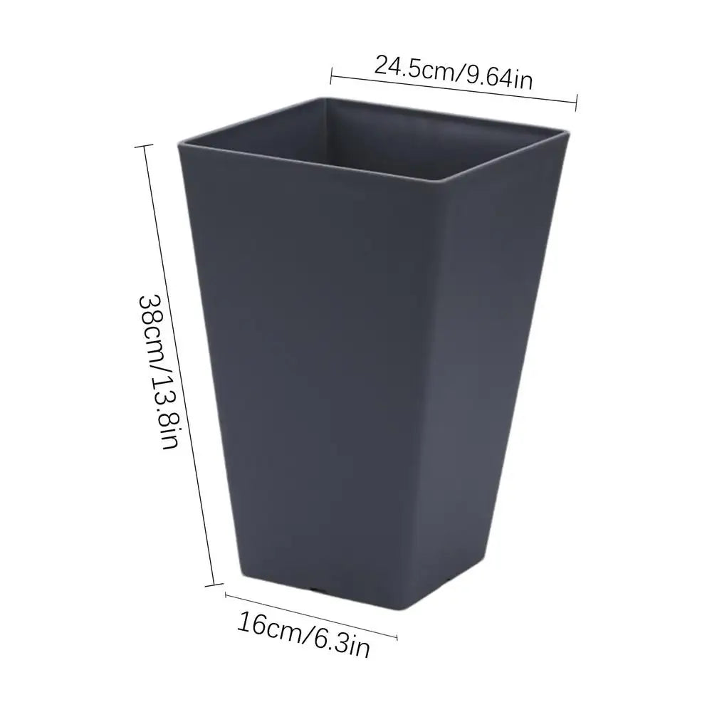 Large Square Flower Pots Resin Decorative Flower Pots Flower Pots Outdoor Plant Decoration Outdoor Flower Pots Flower Box