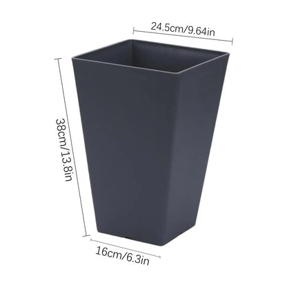 Large Square Flower Pots Resin Decorative Flower Pots Flower Pots Outdoor Plant Decoration Outdoor Flower Pots Flower Box