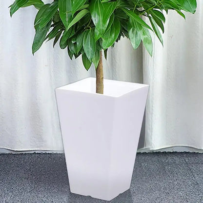 Large Square Flower Pots Resin Decorative Flower Pots Flower Pots Outdoor Plant Decoration Outdoor Flower Pots Flower Box