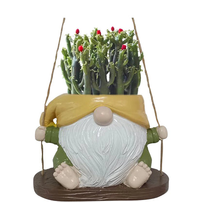 Hanging Planter Pot Resin Hanging Dwarf Planter Creative Cute Plant Succulent Pots for Indoor Outdoor Plant