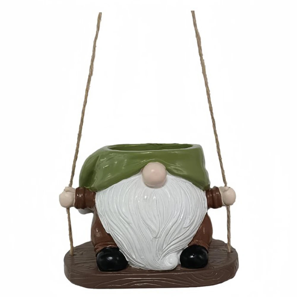 Hanging Planter Pot Resin Hanging Dwarf Planter Creative Cute Plant Succulent Pots for Indoor Outdoor Plant