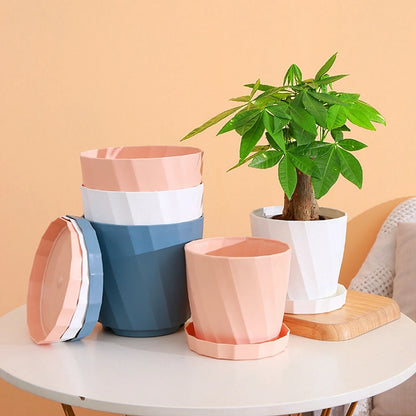 1PC Succulents Flower Pots Planter Creative Vase Green Plants Pot Vase Balcony Decoration Flower Pots for Garden Home Decor