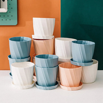 1PC Succulents Flower Pots Planter Creative Vase Green Plants Pot Vase Balcony Decoration Flower Pots for Garden Home Decor