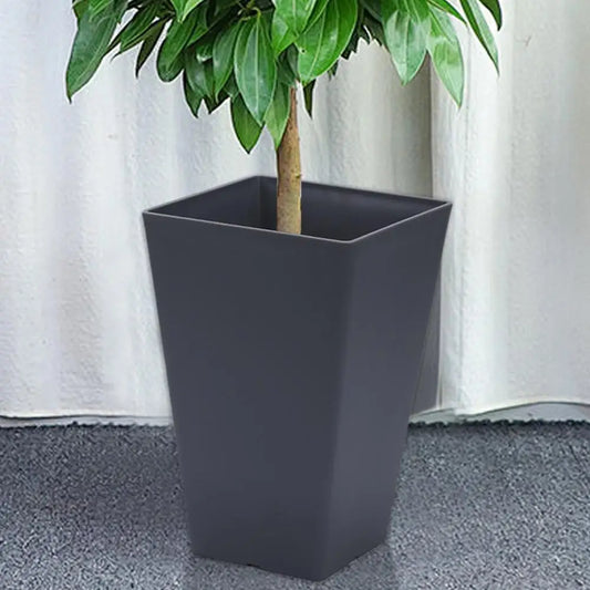 Large, Square, Modern style, High-quality Resin Flower Pots