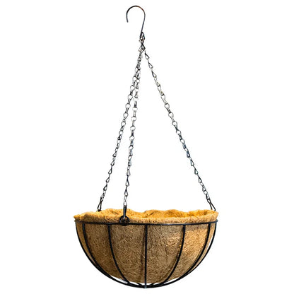 Iron Hanging Rattan Planter | Rust-Proof | Vintage elegance