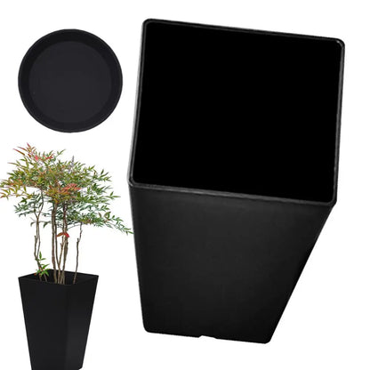Large, Square, Modern style, High-quality Resin Flower Pots