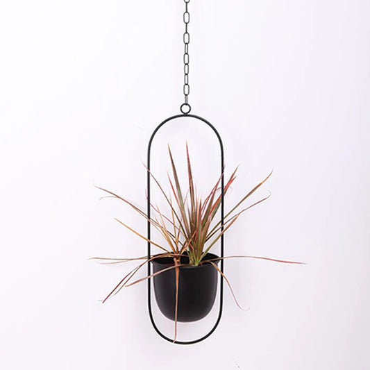 Metal Hanging Planter Basket Wall Ceiling Flowerpot Decorative Balcony