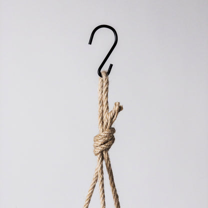 Hanging Planter Pot with Drainage Hole | Indoor Hanging Pots| 8" or 12" Succulent Plant Pot | Imitation Concrete Ceramic Hanging Planter Pot